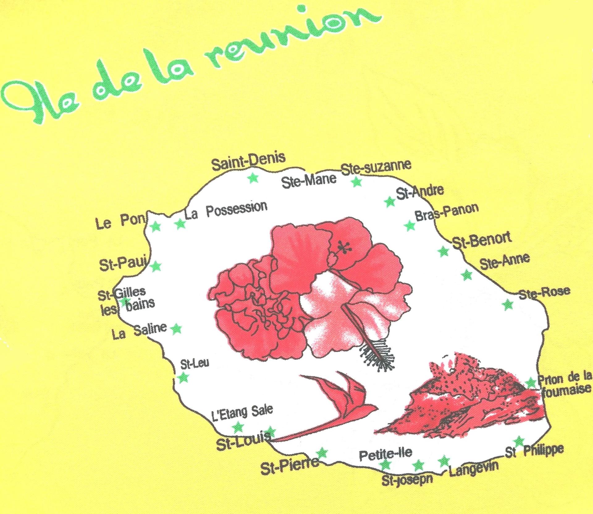 Carte de la reunion